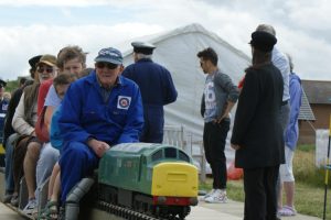 Grand Opening - another train load of happy passengers