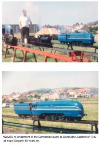 NWMES Re-enactment of the Coronation event of 1937 at Ysgol Gogarth.(50 years on)